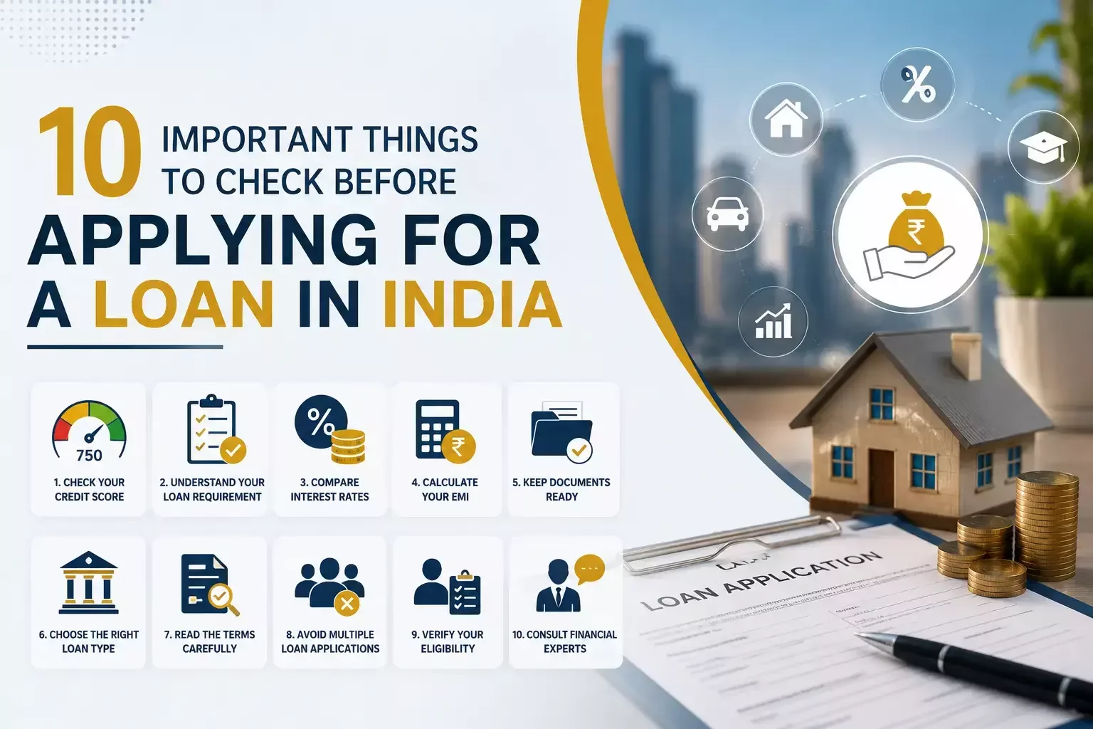 10 Important Things to Check Before Applying for a Loan in India